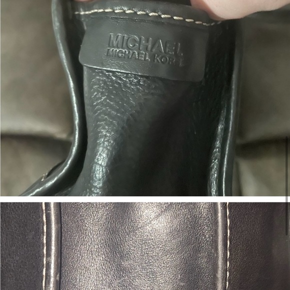 Michael Kors Tote black leather tote. Great size. I just need to declutter. - Picture 4 of 5